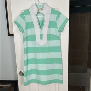 Sail to Sable; Mint Striped Dresss; size medium